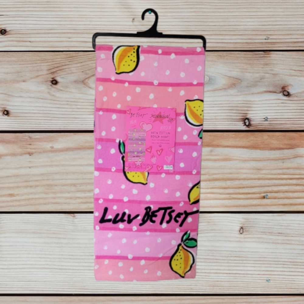 Betsey Johnson Beach Towel